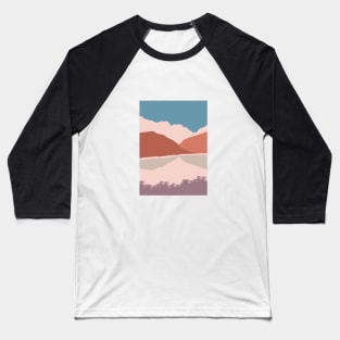 Minimalist Mountains III Baseball T-Shirt